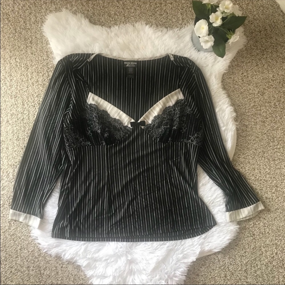 Bisou Bisou intimates Women pajama top size L